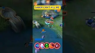 SABER CAN'T KILL ME #mlbb #harith #shorts