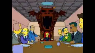 The Simpsons - Chair at Springfield University