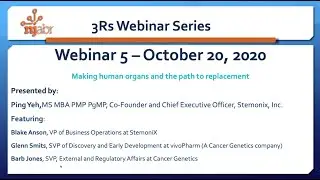Making human organs and the path to replacement -  NJABR 2020