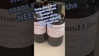 Soap/Candle fragrance oils #fragrance #candle #soap #candlemaking #soapmaking #craft IG: TAR_LUXE