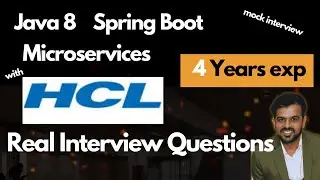Собеседование по Spring Boot (HCL Java) || 4 года опыта