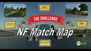 NF Match Map #01 LS19 Challenge 4 fach mod Map Landwirtschaft Simulator 2019