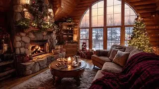 Fireplace Charm Supporting Relaxing Winter Jazz Instrumental For Gentle Christmas Nights