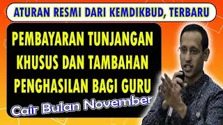 Aturan Resmi Kemdikbud Pembayaran Tunjangan Khusus dan Tamsil untuk Guru.