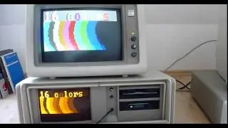 8088 MPH by Hornet + CRTC + DESiRE on IBM 5155