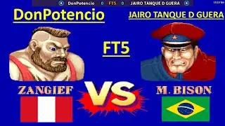 Street Fighter II': Champion Edition -  DonPotencio vs JAIRO TANQUE D GUERA FT5 - 1080P/60FPS