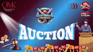 AUCTION : DASTAK FOUNDATION TROPHY 2025 || MARRIOT HOTEL INDORE