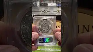 Certified Morgan Silver Dollar, one of the highest Collectible coins in the World!