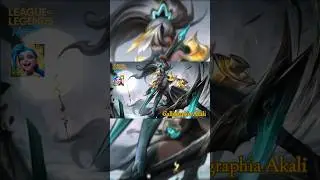 LOL : Wild Rift - Calligraphia Akali #akali #CalligraphiaAkali #leagueoflegends  #wildrift