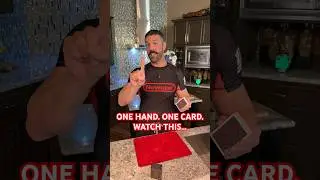 ONe Handed Card Location Under The Fairest Conditions #magic #magictricks #cardtricks #mindblown