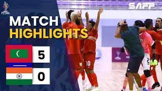 Maldives vs India Futsal Highlights | Maldives Score 5 Goals | SAFF Futsal Championship