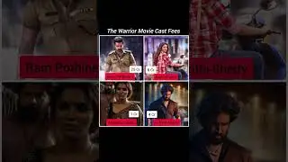 The Warrior Movie Cast Fees#skc20#telugumovies#rampothineni#krithishetty#aksharagowda#aadhipinisetty