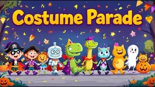 🎭🎃 Costume Parade | A Fun Halloween Dress-Up and Movement Song for Kids! 🧙&zwj;♀️🦸&zwj;♂️🤖