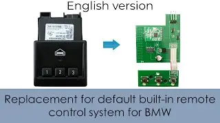 Replacement for default built-in remote control system for BMW - detailed review
