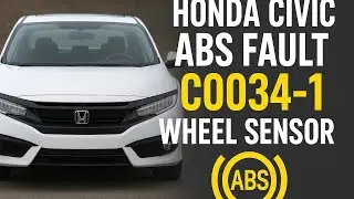 Honda Civic ABS Fault Fix | C0034-1 Wheel Speed Sensor Error Cleared 