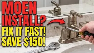 Easy DIY Moen 84805SRN Faucet Replacement &ndash; Single Handle Bathroom Fix