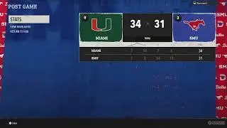 9 Miami vs 2 SMU - CCG - Heisman Hero