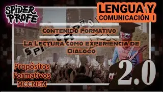 Lengua y Com. I - Pr&oacute;positos Formativos - La lectura como experiencia de di&aacute;logo -Spider Profe 2.0