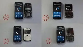 My old button QWERTY phones incoming calls