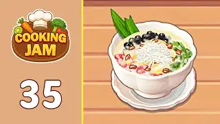 Cooking Jam Level 35 Beans Sweet Soup | Every Puzzle Solved! 🎯