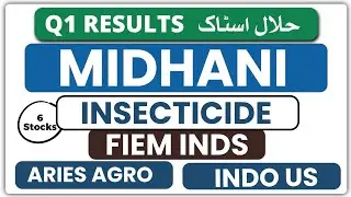 MIDHANI Q1 Results 💥 | FIEM INDS Q1 Results | Insecticide Q1 Results | Aries Agro Q1 Results | Indo