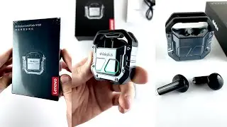 Lenovo XT81 Unboxing - Only $10 Futuristic Earbuds!