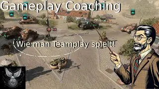 2vs2 Gameplay Coaching - Wie Teamplay Funktioniert - Kreuzung im Wald- Deutsch - CoH3