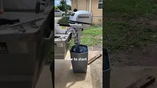 Honda Outboard #youtubeshorts #shorts #viral #pesca #fishing #boat #usa #diy #honda #travel #explore