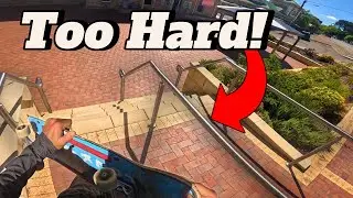 Skater Hits A Big Handrail 💀
