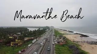 Maravanthe Beach || Drone view ||Kundapura || Udupi ||