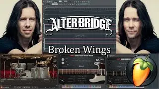 Alter Bridge - Broken Wings (FL STUDIO INSTRUMENTAL COVER / SHREDDAGE 3 / Fortin Nameless Suite)
