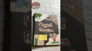 Physical Education Cover Page Tutorial | School Project | DIY 🏸