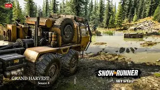 Chicken Coop | GRAND HARVEST Season 8 Day 11  Snowrunner Live #mitislive