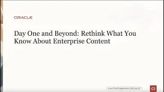Day One and Beyond - Rethink What You Know About Enterprise Content
