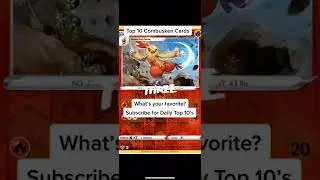 Top 10 Combusken #Pokemon Cards #shorts