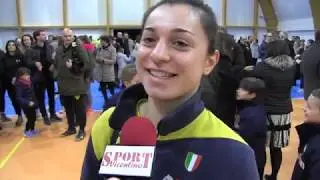 GRISIGNANO - Fersino (IMOCO Volley) inaugura tensostruttura
