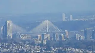 Nikon P 1000 - Zooming 30 Km over GVA - Port Mann Bridge