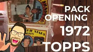 1972 Topps Baseball Card Pack Opening. Amazing! RARE