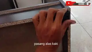 cara merakit lemari romaro Lpp 32- pa pintu tiga