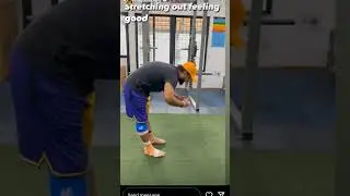 Rishabh Pant streching after his injuries❤️❤️ #rishabhpant #delhicapitals #tataipl2023 #ipl2023