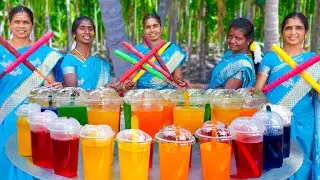 Pipe Ice Recipe in Tamil | Strawberry ,Mango ,Graphs ,Pistha | All Flavour Ice Recipe