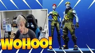 NINJA REACTS *NEW* DIECAST & CHROMIUM SKINS! - Fortnite Best & Funny Moments (Fortnite BR)