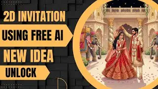 Create viral 2D Wedding Invitation Using AI (100% Free & Unlimited)