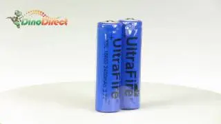 2 x UltraFire 18650 2400mAh Rechargeable Battery  from Dinodirect.com