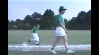 46 Daniels baseball game, playing third base