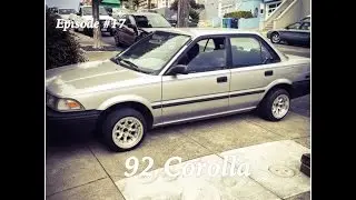 Adding wheel adapters on the 92 Corolla, 4x100 to 4x114.3 with Rota wheels! Episode #17