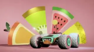 All-Star Fruit Racing -  Steam Greenlight Trailer