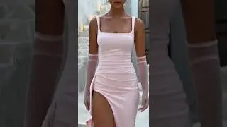 Introducing🥀 the Perfect KATANA Maxi Dress In Blush💕 #fashion #model #style #outfit #shorts