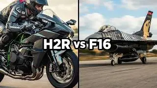 Kawasaki Ninja H2R Vs F1 Car Vs F16 Jet Vs Super Cars Vs PrivateJet Drag Ultimate Race