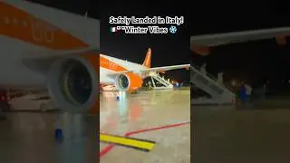 Italy ki pehli thand! 🇮🇹 Winter Travel Vlog #Shorts